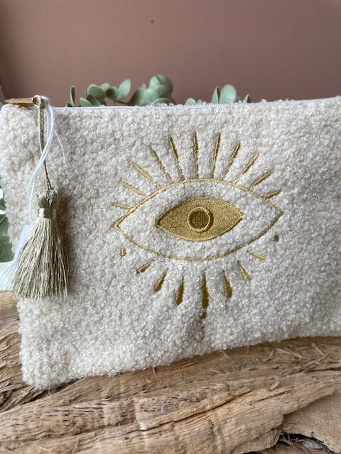 Pochette moumoute avec Oeil de Protection doré – Image 2