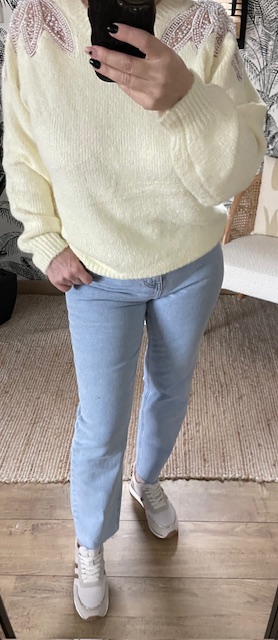 Jean coupe Mom